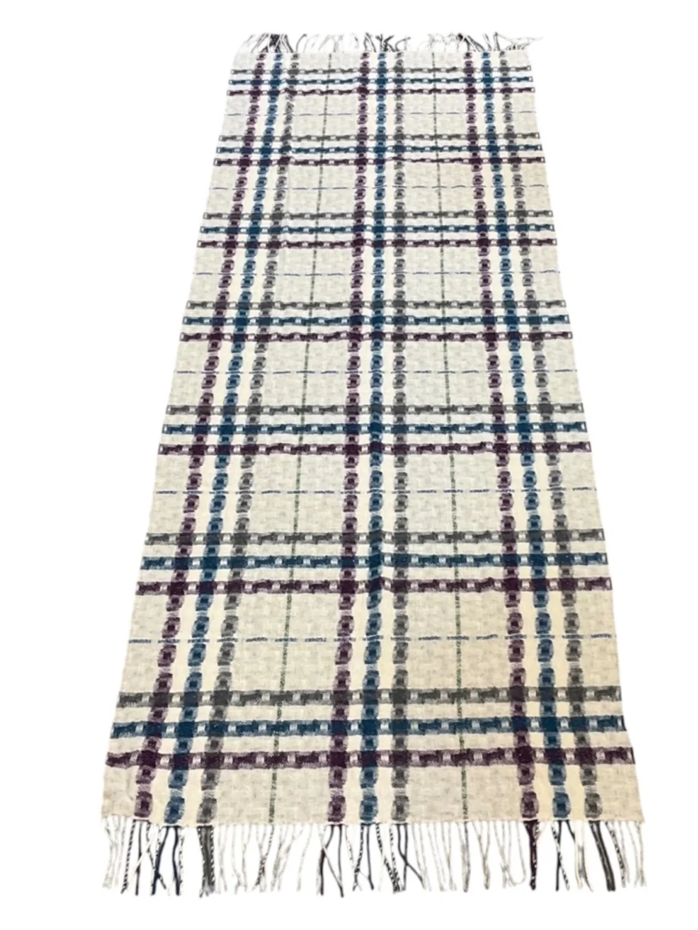 Burberry ivory blue